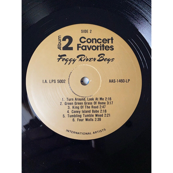 Foggy River Boys Concert Favorites Album 2 LP Autographed LPS-5002 EX - Picture 7 of 7